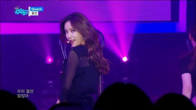 【TVPP】 Hyomin(T-ARA) - Sketch, 효민(티아라) - 스케치 @Show! Music core смотреть онлайн