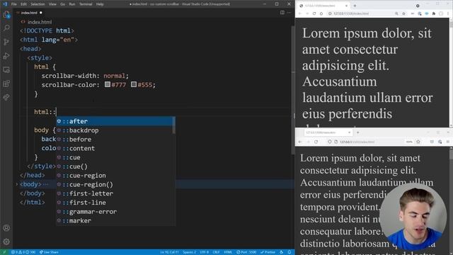 How To Create Custom Scrollbar In CSS смотреть онлайн