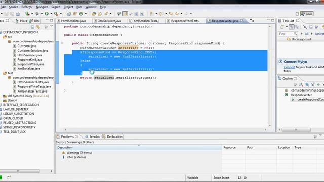 Codemanship presents S.O.L.I.D. - Dependency Inversion смотреть онлайн