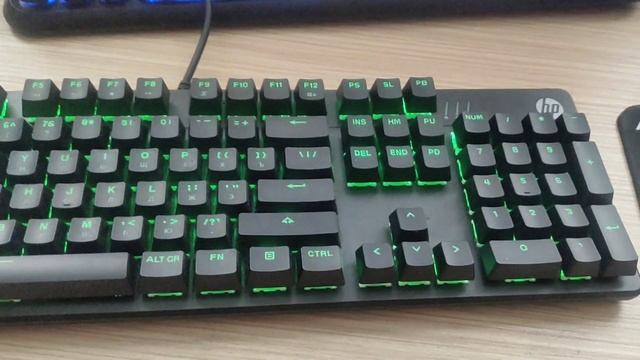 Игровая механическая клавиатура HP Pavilion gaming 500 смотреть онлайн