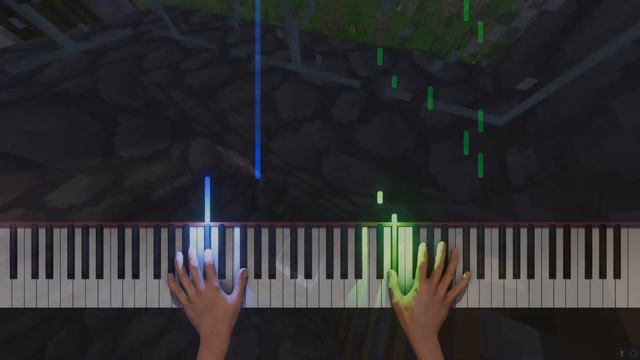 Lena Raine - Left To Bloom (Minecraft Piano Tutorial) With Sheet Music смотреть онлайн