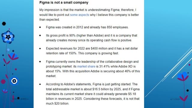 Usstockmarketweekly 20220221104 ADOBE – IT IS JUST THE MARKET THINKS, FIGMA IS NOT RUBBISH смотреть онлайн