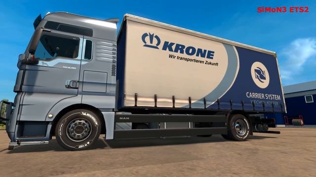 MAN TGX 2010 reworked / tandem [1.30x] - SiMoN3 ETS2 (+download) смотреть онлайн