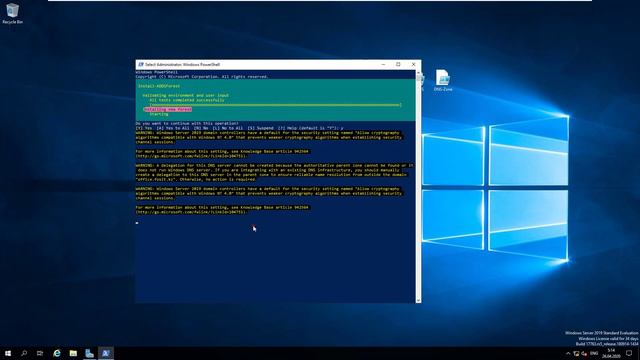 Active Directory Windows Server 2019 PowerShell смотреть онлайн