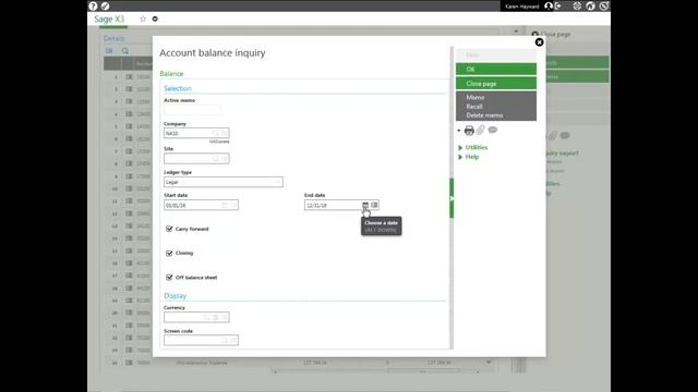 Sage X3 - Understanding Financial Reports and Inquiries смотреть онлайн