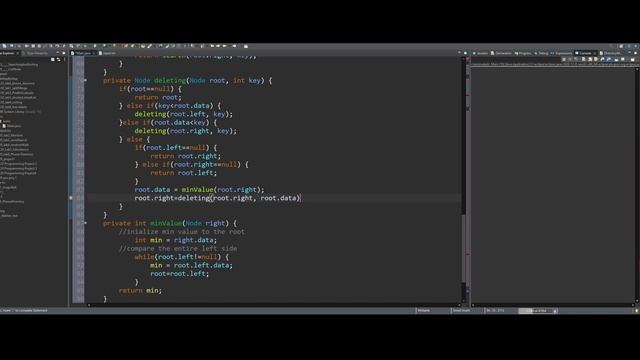 Tree delete entire JAVA Assignment | Data Structures & Algorithm Analysis смотреть онлайн