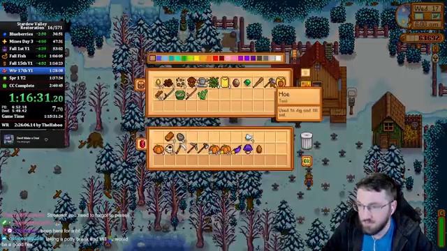 Stardew Speedrun - Restoration (Community Center, 1.5x, Glitchless) in [2:30:53] смотреть онлайн