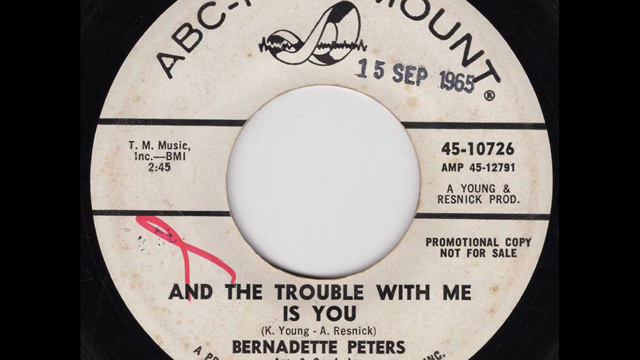 Bernadette Peters - And The Trouble With Me Is You смотреть онлайн