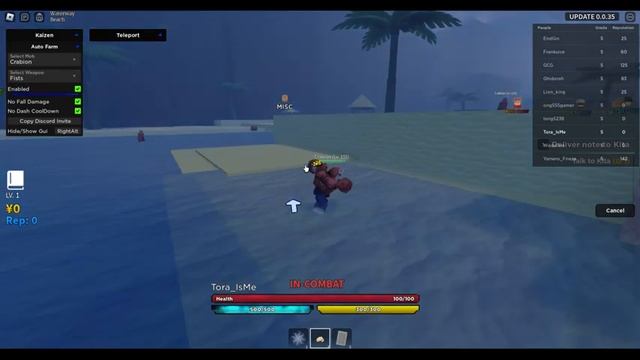 [NEW] Roblox Kaizen Script - Auto Farm | Inf Dash | No Fall Damage смотреть онлайн