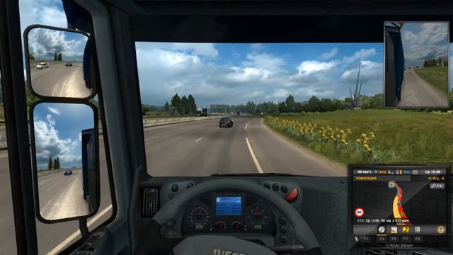Euro Truck Simulator 2 ч4 - Франция Paris - Le Mans смотреть онлайн