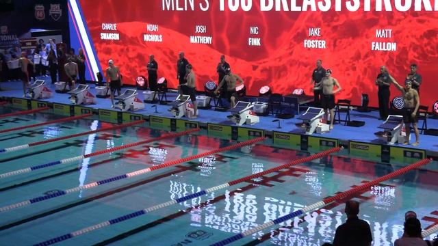 Men 100 Meter Breast (Championship Final)_Jake Foster смотреть онлайн