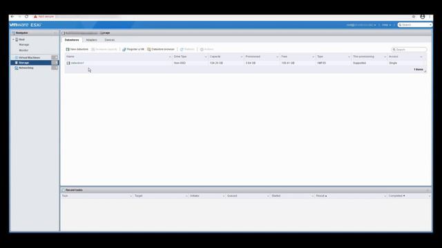 Add storage to VMware ESXi смотреть онлайн