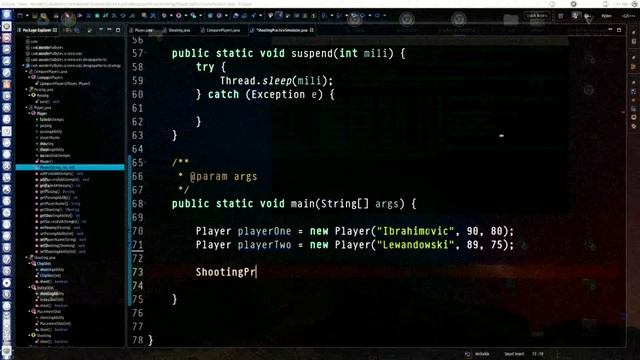 Strategy Pattern Java Soccer Simulation Game смотреть онлайн