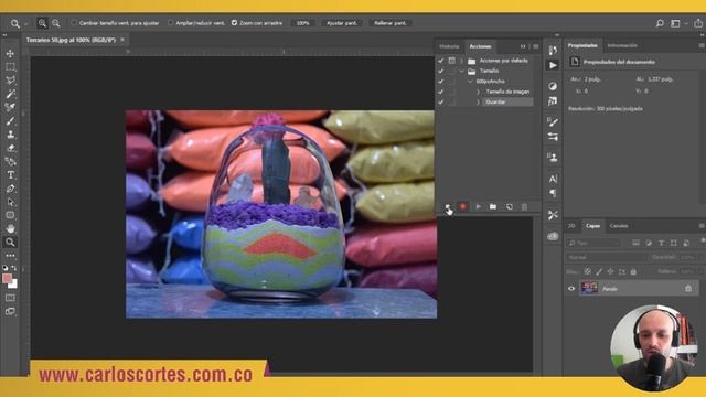 ¿Cómo cambiar el tamaño de varias imágenes a la vez en Photoshop? TUTORIAL смотреть онлайн