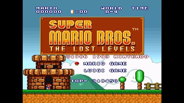 SNES Super Mario Bros. The Lost Levels Theme смотреть онлайн