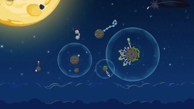 Angry Birds Space - Pig Bang - Bonus Feather level F-1 100% Walkthrough смотреть онлайн