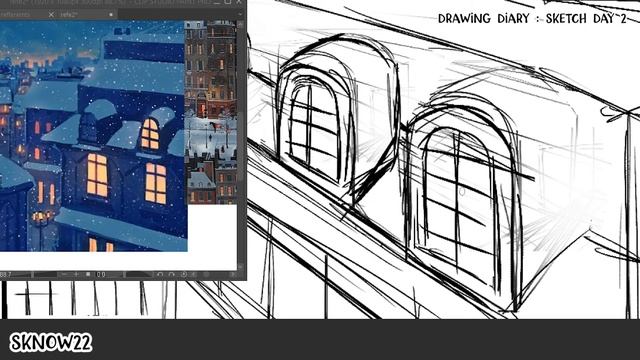 [My Cookie run Diary] Rough sketch day 2: Messy sketch Background city and Roguefort Cookie смотреть онлайн