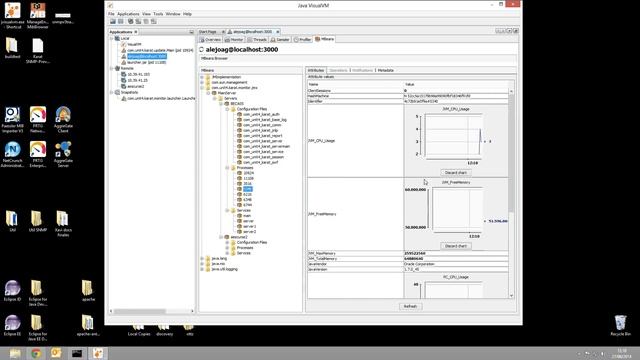 JMX karat Agent managed by VisualVM tool (Java) смотреть онлайн