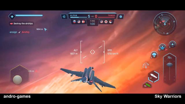 Sky Warriors (by Wildlife Studios) - warplanes combat game for Android and iOS - gameplay. смотреть онлайн