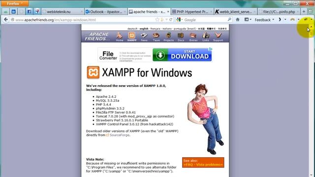 Introduktion till serverskript och installation av XAMPP смотреть онлайн