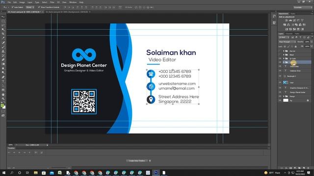 Premium Business Card Design in photoshop cs6 | Part-5 | Bangla Tutorial смотреть онлайн