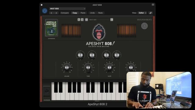 BEAT MAKING WITH GORILLA WARFARE 808S | APESHYT 808 2 | VST Plugin смотреть онлайн