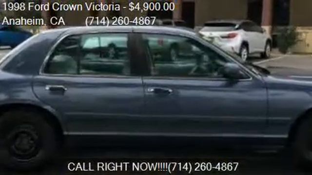 1998 Ford Crown Victoria Base 4dr Sedan for sale in Anaheim, смотреть онлайн