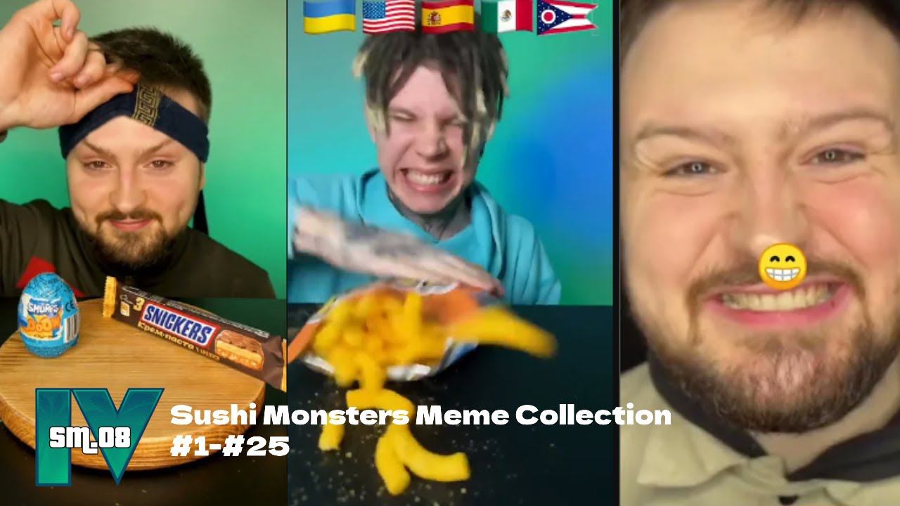 Sushi Monsters Meme Collection #1 #1-#25 смотреть онлайн