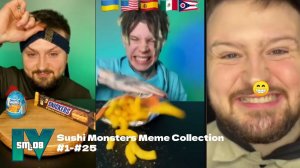 Sushi Monsters Meme Collection #1 #1-#25