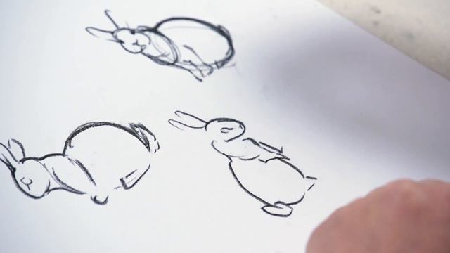 "Кролики" в китайской живописи Се-и смотреть онлайн