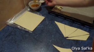 #Рогалики из слоеного теста ,быстро и вкусно, #видеорецепт.