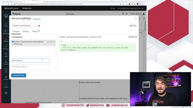 Advancing Spark - Getting started with Repos for Databricks смотреть онлайн