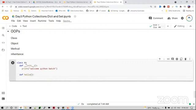 Day3 - Free Online Python Workshop | Dict | Set | Class | Method | Inheritance | Lambda | OOPs смотреть онлайн
