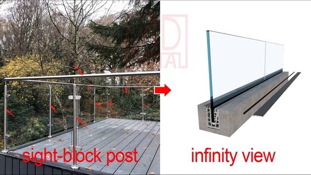 A simple comparison of frameless glass balustrade and other glass balustrades смотреть онлайн