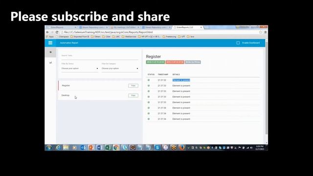 Working with KeywordDriven-4: Maven TestNG KeywordDriven Framework with Extent Report смотреть онлайн