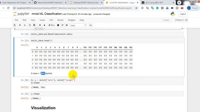 ML Tutorial 9: Machine Learning Classification Problem With MNIST Dataset Load and Visualize(Bangla смотреть онлайн