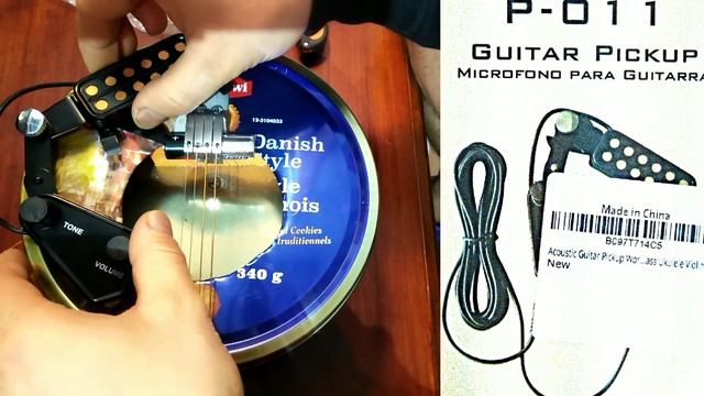 Device For Connecting An Acoustic Guitar To A Speaker System 