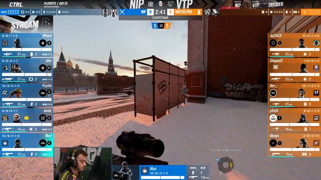 Ninjas In Pyjamas Vs. Virtus.pro- Six Invitational 2024 // Playoffs