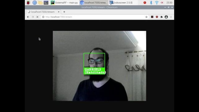 Reconhecimento facial no Raspberry Pi смотреть онлайн