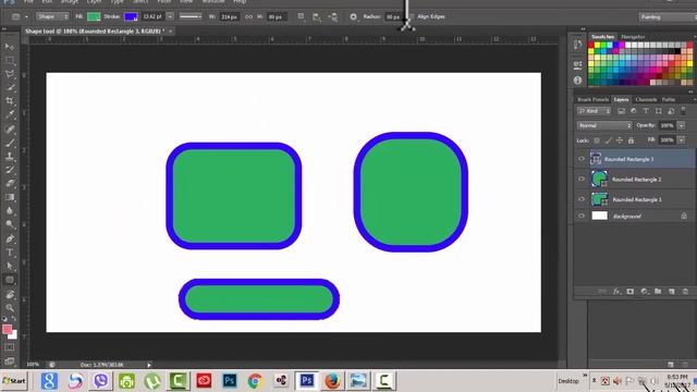 Photoshop cs6 :Shape Tools।Rectangle,Ellips,Pologon,Line,Custom Shape। Photoshop Bangla tutorial#21 смотреть онлайн