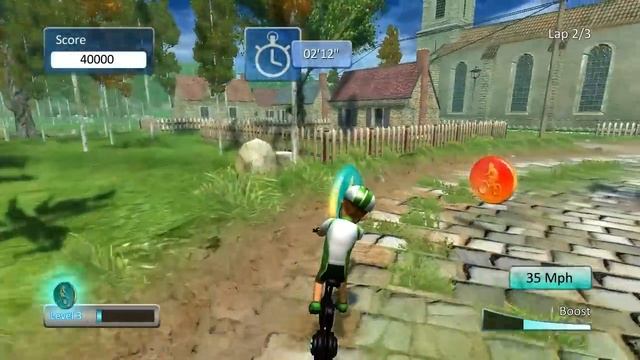 Cyberbike Cycling Sports 2 for PS3 gameplay footage - CycloBooster смотреть онлайн