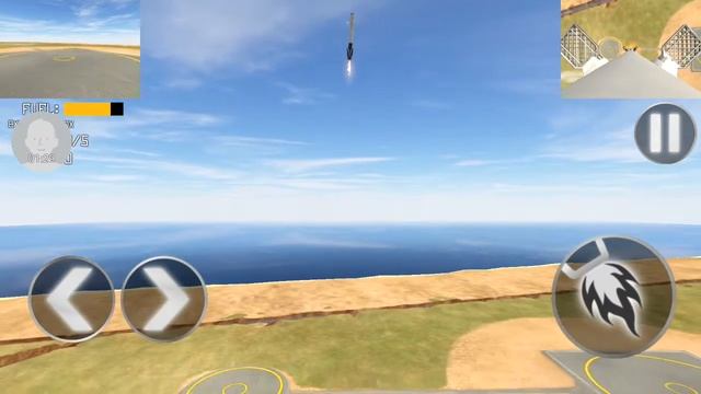 Space Rocket - First Stage Landing Simulator เกมส์จำลอง การลงจอด จรวด เกมส์มือถือ смотреть онлайн