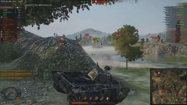 WoT - Мир Танков – E50 (ausf M) – Рудники (озвучка экипажа Хищник и Арнольд Шварценнегер) смотреть онлайн