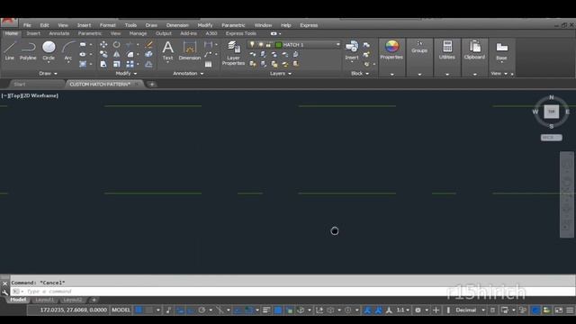 20. CREATE CUSTOM HATCH PATTERN IN AUTOCAD | HINDI | AUTODESK AUTOCAD смотреть онлайн