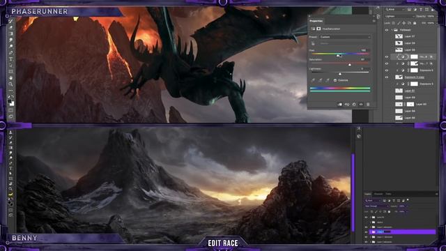 2 Digital Artists Create The Same Concept! | Edit Race S2E6 смотреть онлайн