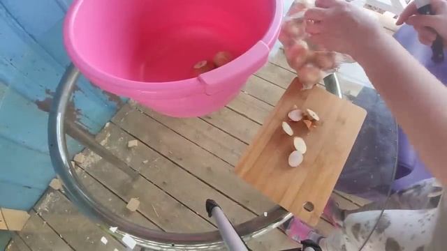 Дом из бытовки своими руками/ветром сдуло крышу/испекла кекс с вареньем. смотреть онлайн