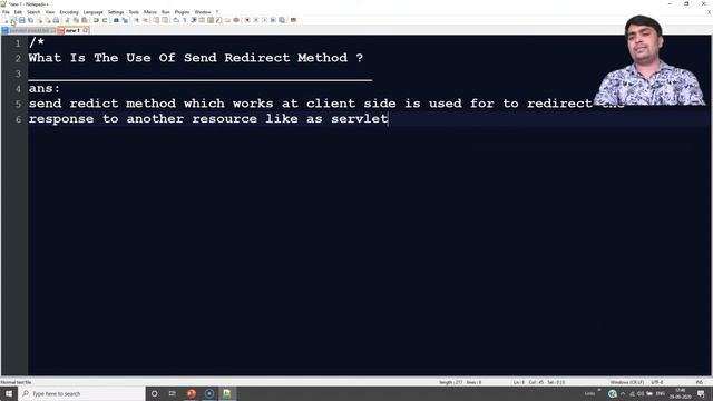 what is the use of send redirect method in servlet смотреть онлайн