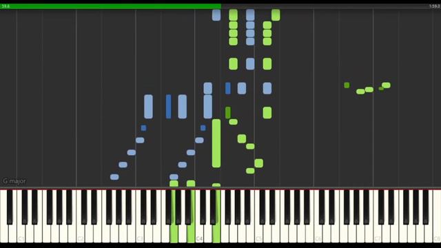 The Nutcracker March. Synthesia | Piano Tutorial. смотреть онлайн