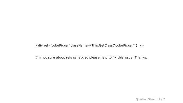 CSS : How I can use refs to change styling class in ReactJS? смотреть онлайн