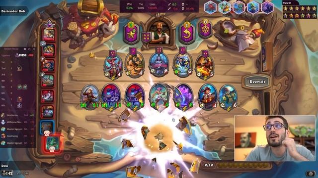 RDU Survives At 1HP!? | Hearthstone Battlegrounds смотреть онлайн